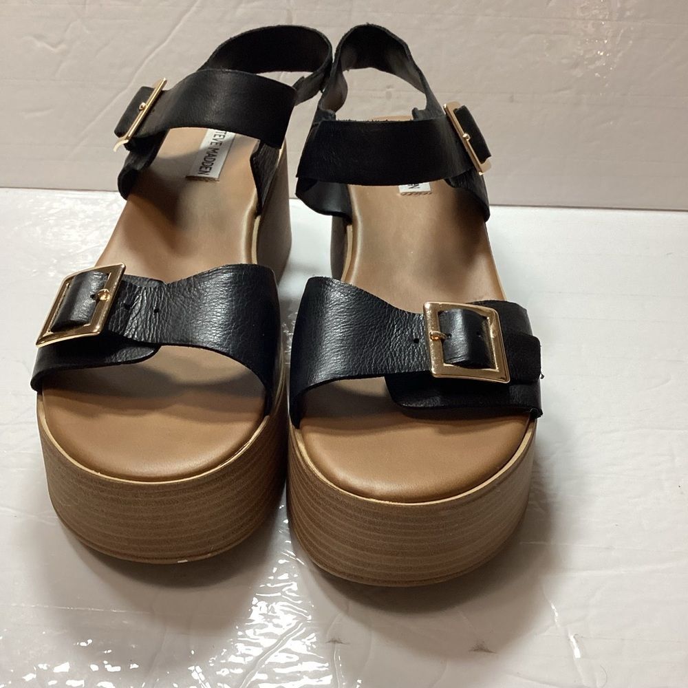 Steve Madden Marka platform sandals leather size 10